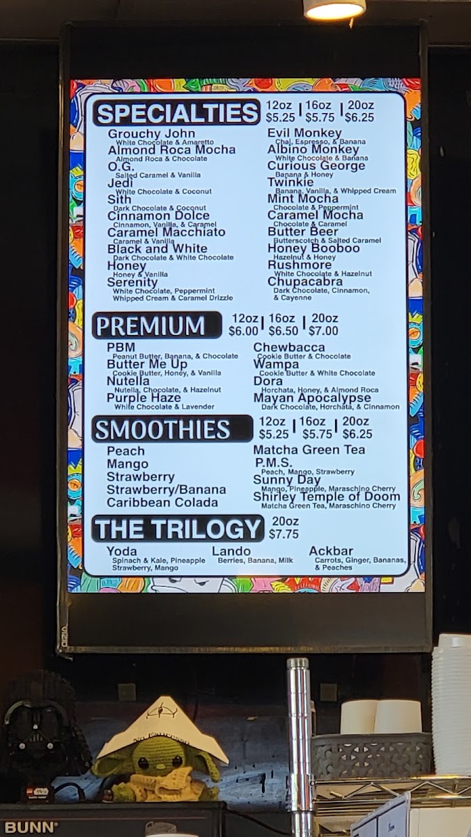 Grouchy John's Coffee Menu - Image 4